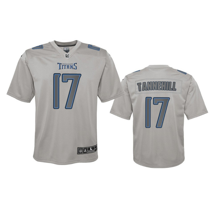 Youth Titans Ryan Tannehill Atmosphere Fashion Game Gray Jersey