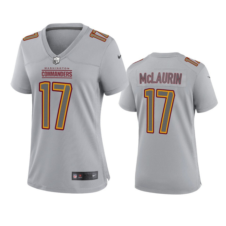 Women's Commanders Terry McLaurin Atmosphere Fashion Game Gray Jersey