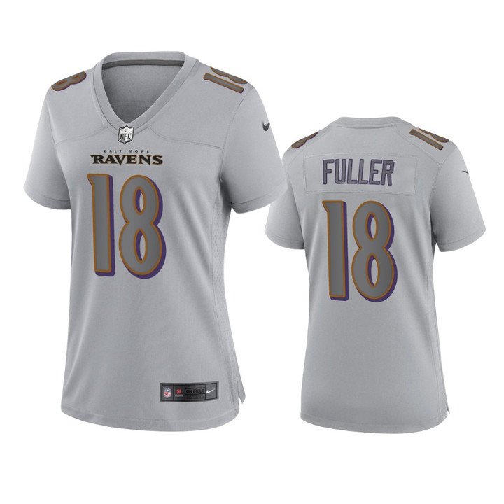 Ravens Kyle Fuller Atmosphere Fashion Game Gray Jersey