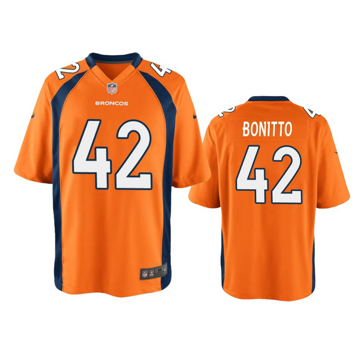 Youth Broncos Nik Bonitto Game Orange Jersey