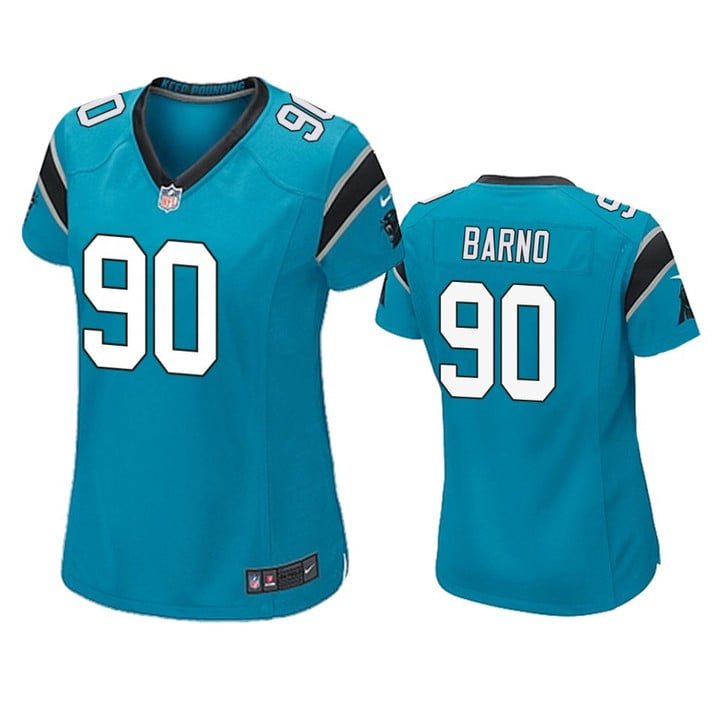 Women's Panthers Amare Barno Game Blue Jersey