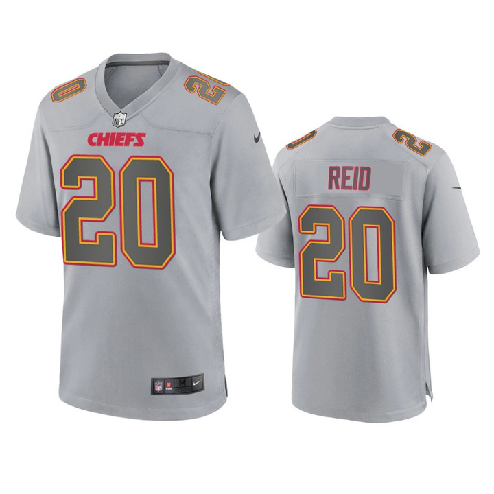 Chiefs Justin Reid Atmosphere Fashion Game Gray Jersey