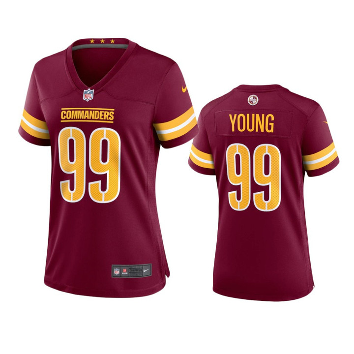 Commanders Chase Young Game Burgundy Jersey