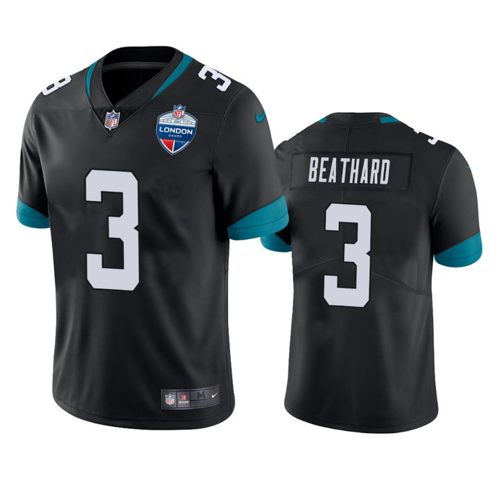 Jaguars C.J. Beathard 2021 NFL London Game Black Jersey