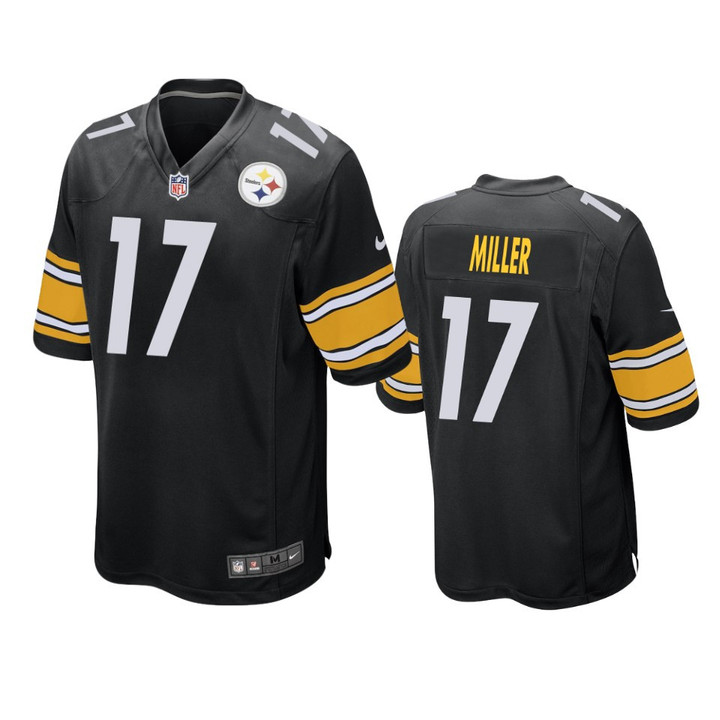 Steelers Anthony Miller Game Black Jersey