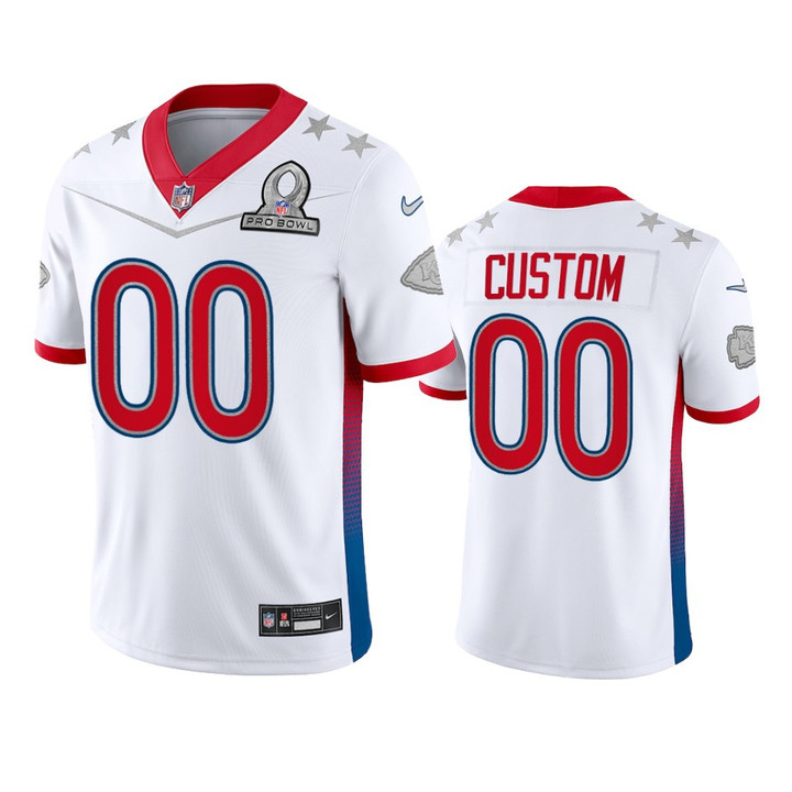 Chiefs Custom Game 2022 AFC Pro Bowl White Jersey