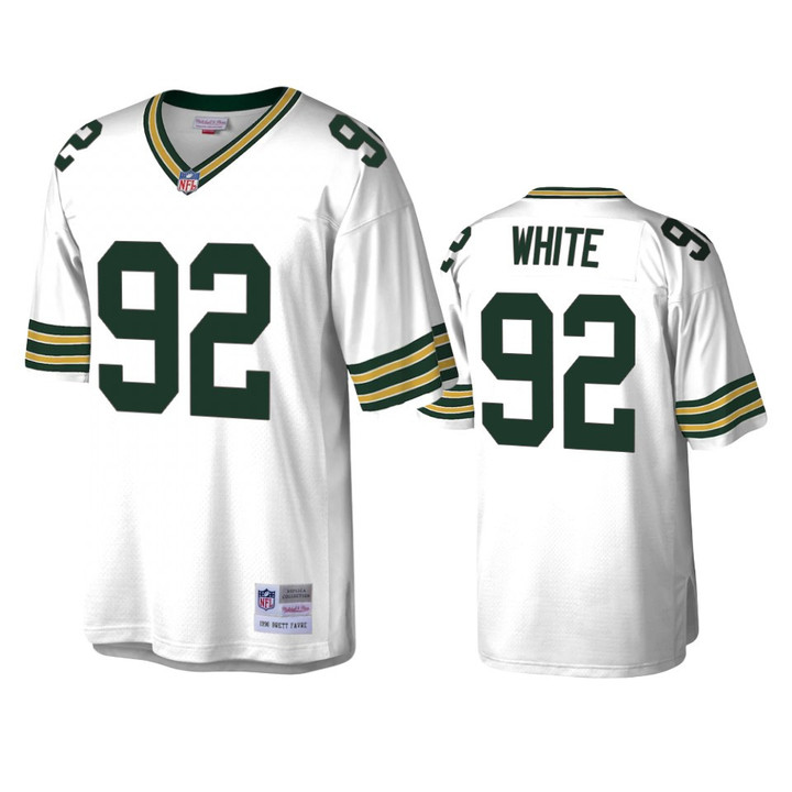 Packers Reggie White Legacy Replica White Jersey