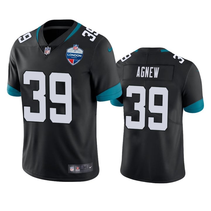 Jaguars Jamal Agnew 2021 NFL London Game Black Jersey