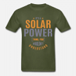 Solar Power Tshirt  Hanes Adult TShirt