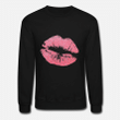 kiss lips  Unisex Crewneck Sweatshirt
