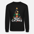 Reindeer Cat Meowy Catmas Quarantine Christmas  Unisex Crewneck Sweatshirt