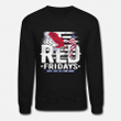 Red Friday Until They Come Home Military  Unisex Crewneck Sweatshirt