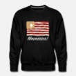 Mmmerica  Bacon Flag  Mens Premium Sweatshirt