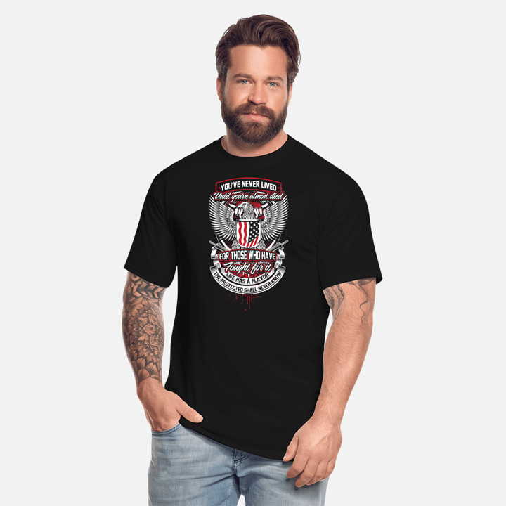 Veteran  Those who have fought for it  Mens Tall TShirt