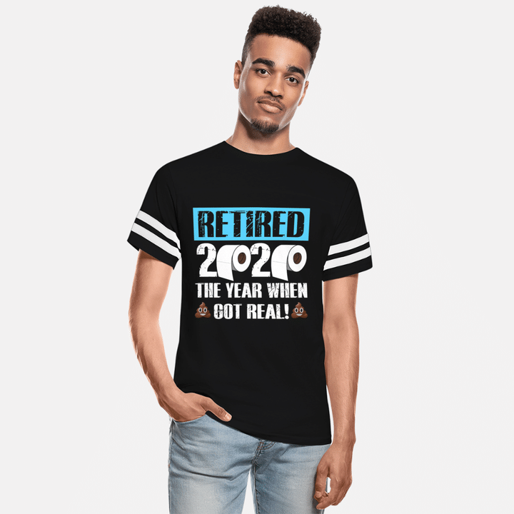 Retired 2020 The Year Bad Review Toilet Paper  Unisex Vintage Sport TShirt