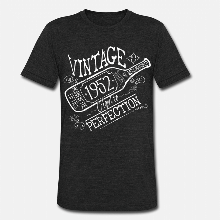 1952 T shirt Vintage 1952 Aged to Perfection  Unisex TriBlend TShirt