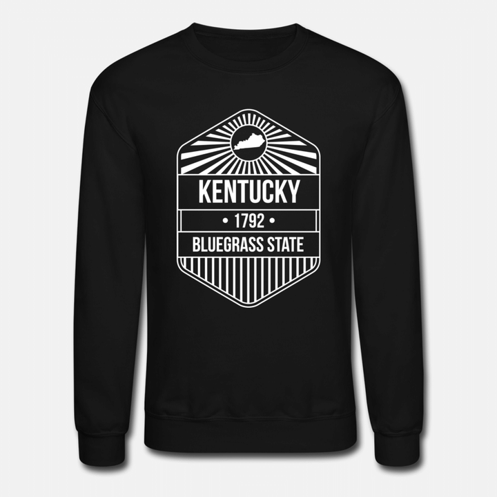 Kentucky State Motto design  Bluegrass State  Unisex Crewneck Sweatshirt