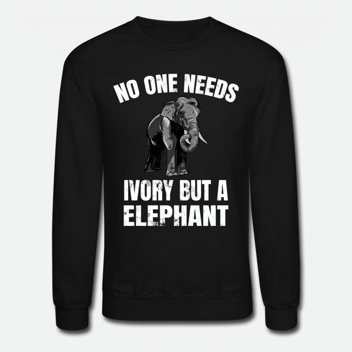 Elephant Elephant Lovers  Unisex Crewneck Sweatshirt