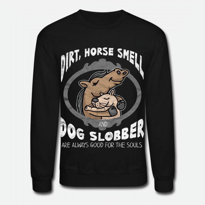 Horses Dogs Farm Tiellieb  Unisex Crewneck Sweatshirt