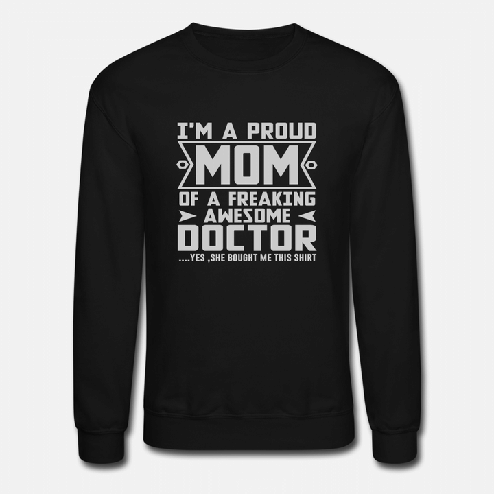 mom doctor 1png  Unisex Crewneck Sweatshirt