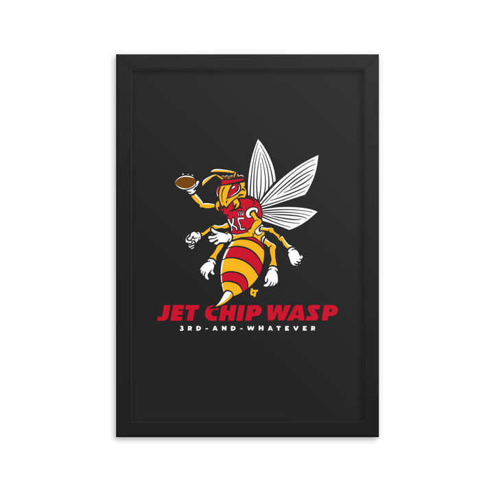 Jet Chip Wasp Framed Print