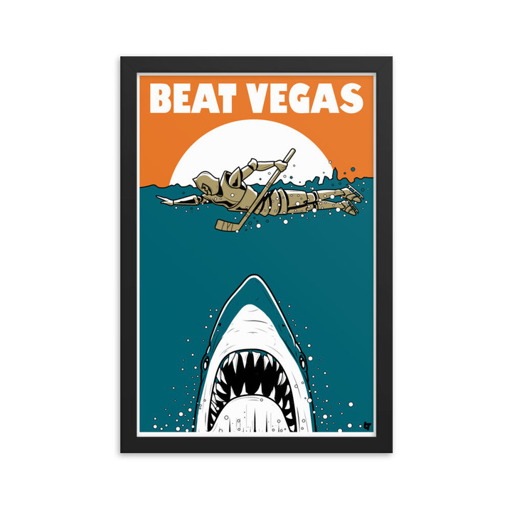 Beat Vegas Framed Print