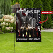 U.S. Veterans Day Personalized Flag | 030223