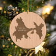 Welsh Veteran 2-Layer Wood Personalized Ornament | 040269