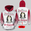 Penguins Couple Valentine Day Personalized Hoodie | 010313