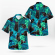 Black Cat Hawaiian Shirt | 010478