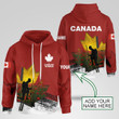 Canadian Veteran Remembrance Day Personalized Hoodie | 020134
