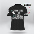 Golf My Kind of Social Distance Personalized Polo Shirt | 0101176