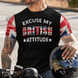 UK Patriotism 'Excuse My British Attitude' Polo Shirt | 0104240