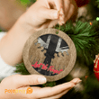 UK Veteran 'Lest We Forget' 2-Layer Wood Personalized Ornament | 0104297