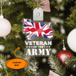 UK Veteran Personalized Led Acrylic Ornament | 0104307