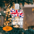 UK Veteran Personalized Led Acrylic Ornament | 0104307