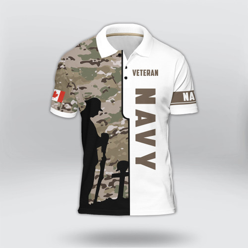 Royal Canadian Navy Veteran All Over Print Shirt | HD-TD138