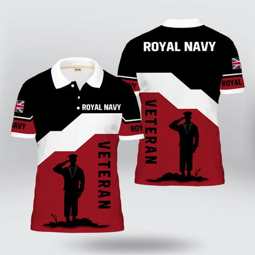 Royal Navy Veteran Remembrance Day Polo Shirt | HD-TD152