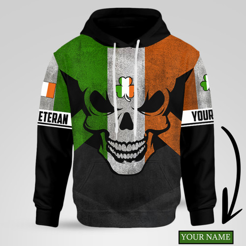 Irish Veteran Personalized Hoodie | 040149