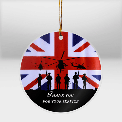 UK Veteran Ornament | 010305