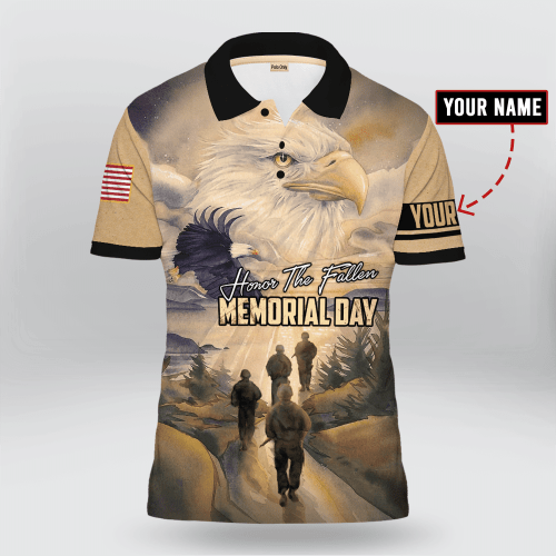 'Honor The Fallen Memorial Day' Polo Shirt | 0104147