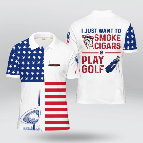 Golf Cigar Polo Shirt | 010437
