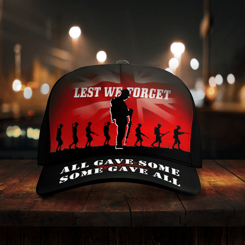 UK Veteran 'All Gave Some - Some Gave All' Remembrance Cap | 040435