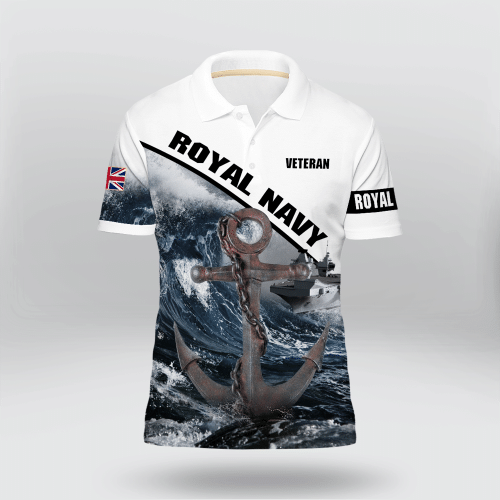 UK Veteran Royal Navy Polo Shirt | 0104206