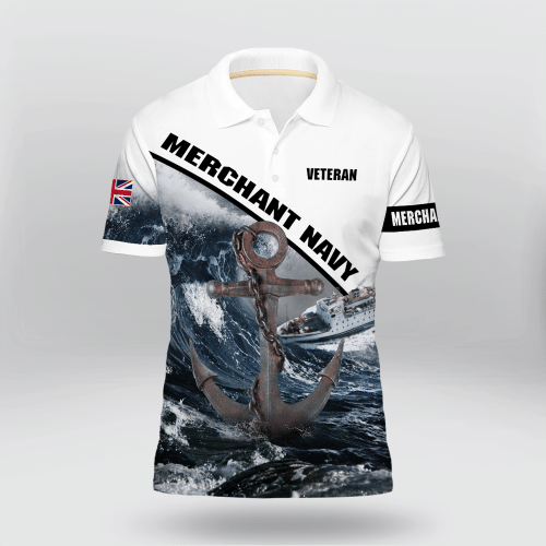 UK Merchant Navy Veteran Polo Shirt | 040443
