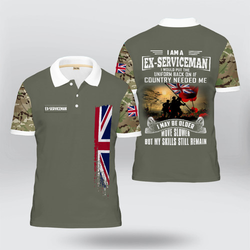UK Ex-Serviceman Polo Shirt | 0101157