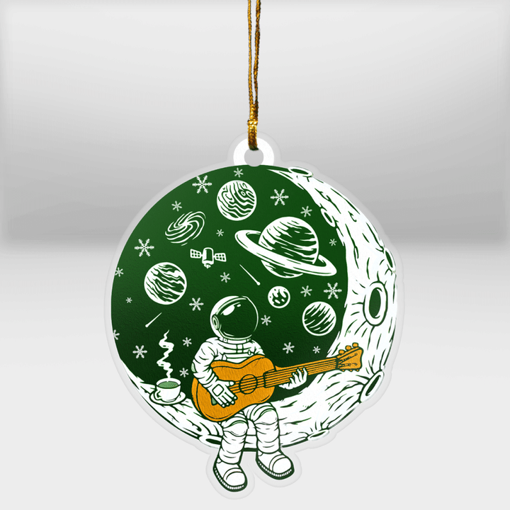 Guitar Astronaut Christmas Ornament | 040212