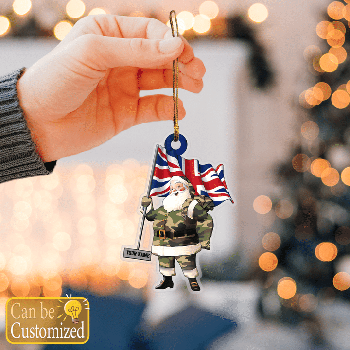 UK Veteran Remembrance Day Personalized Ornament | 020144
