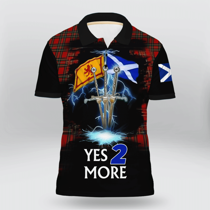 Scottish Veteran 'Yes 2 More' Polo Shirt | 0104149