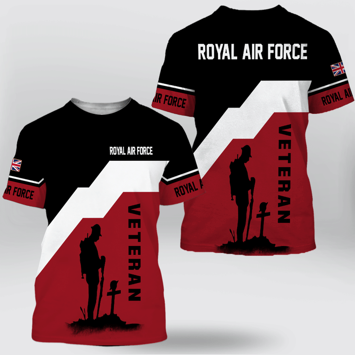 UK Royal Air Force Veteran T-Shirt | HD-TD101
